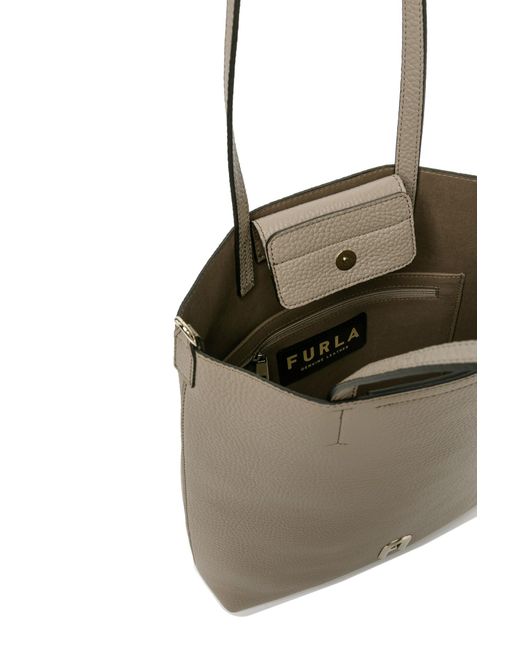 Furla Multicolor Primula Leather Tote Bag