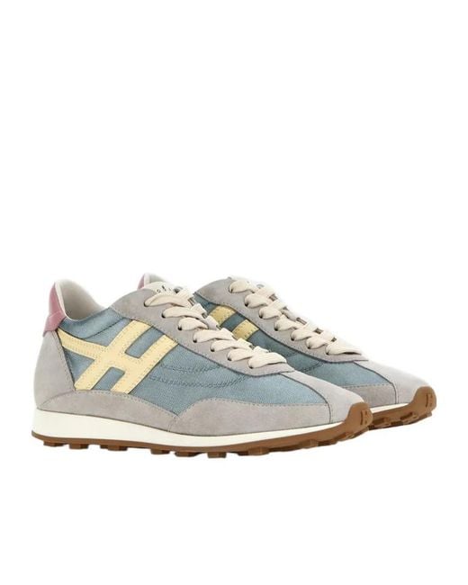 Hogan Blue Athletic Sneakers