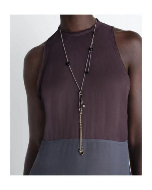 Lemaire White Thistle Necklace for men