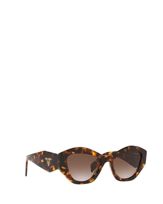 Prada Multicolor Eyewear Logo-Printed Angular-Frame Sunglasses