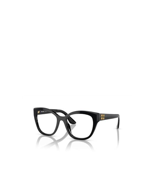 Miu Miu White Eyewear Square-Frame Glasses