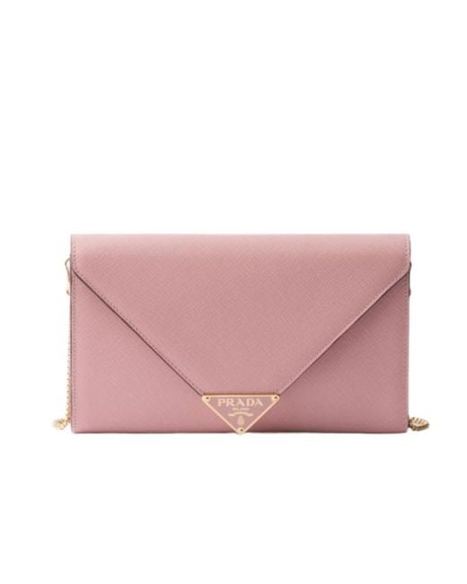 Prada Pink Mini Saffiano Leather Bag