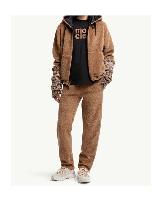 Moncler Black Logo Embroidered Crewneck T-Shirt