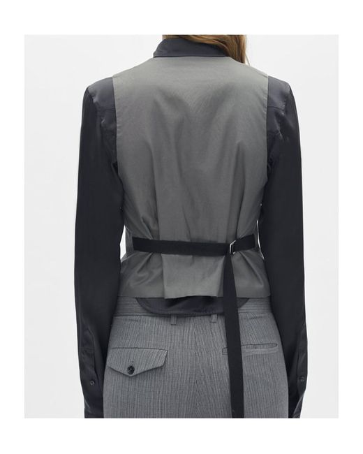 Ann Demeulemeester Gray Stanse Classic Waistcoat