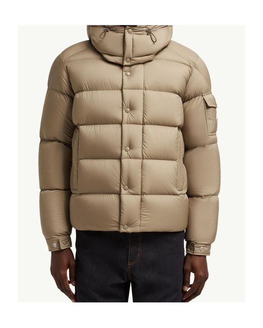 Moncler Natural Maya 70 Hooded Short Down Jacket for men