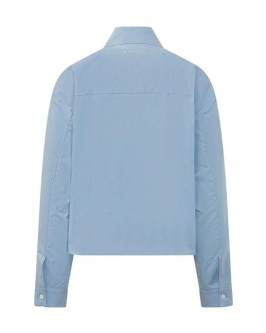 Marni Blue Zipped Jacket