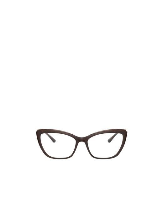 Dolce & Gabbana White Cat-Eye Profile Flat Mirror