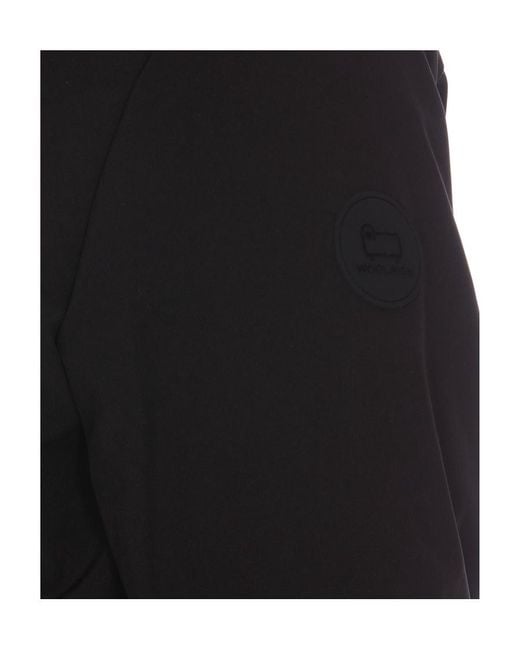 Woolrich Black Pacific Zip-Up Jacket for men