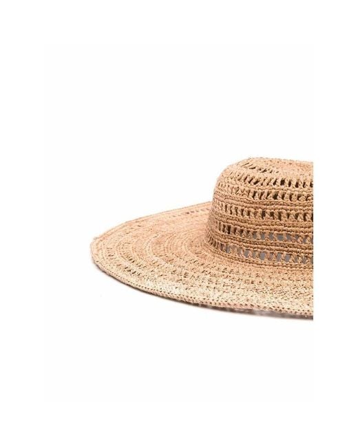 IBELIV Natural Miaro Woven Wide-Brim Hat