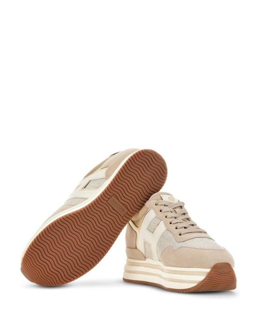 Hogan Natural Midi H483 Lace-Up Sneakers