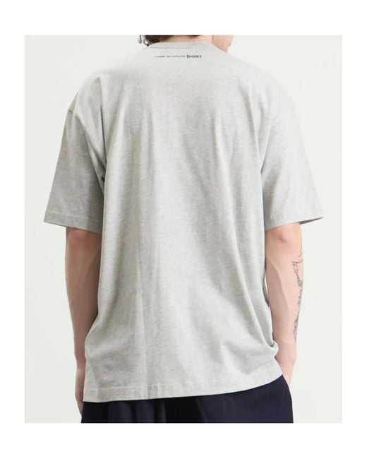 Comme des Garçons White Short-Sleeved T-Shirt for men