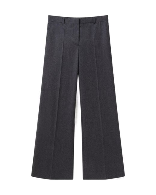 Stella McCartney Blue Low-Rise Flared Trousers