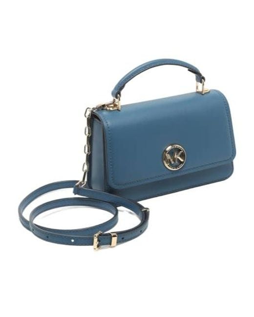 MICHAEL Michael Kors Blue Chain Diagonal Backpack