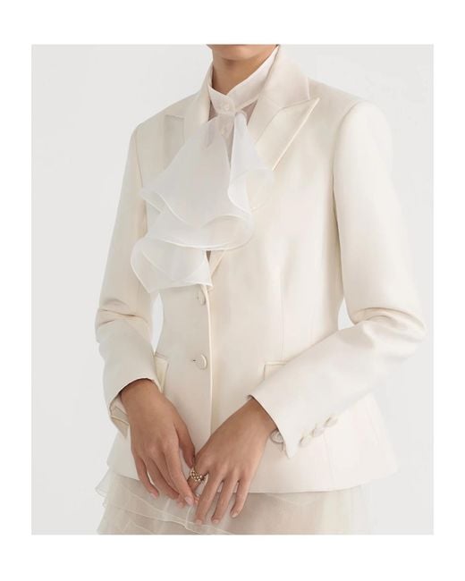 Dior White Fitted Jacket