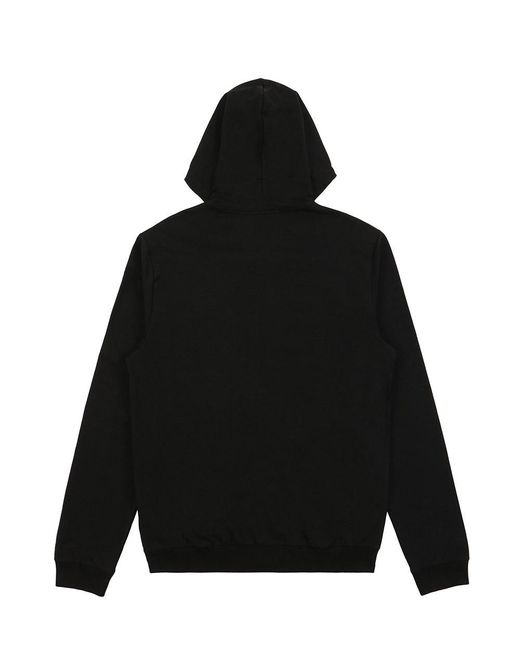 EA7 Black Logo Zipper Casual Jacket for men