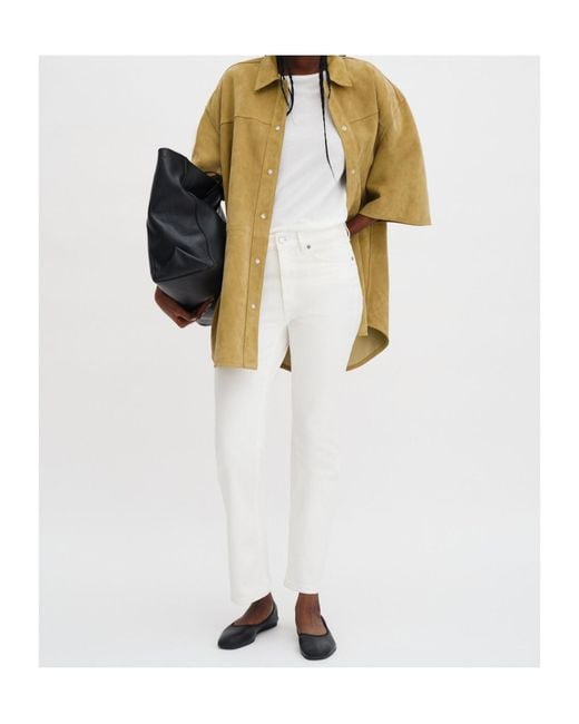 Filippa K White Stella Five-Pocket Jeans