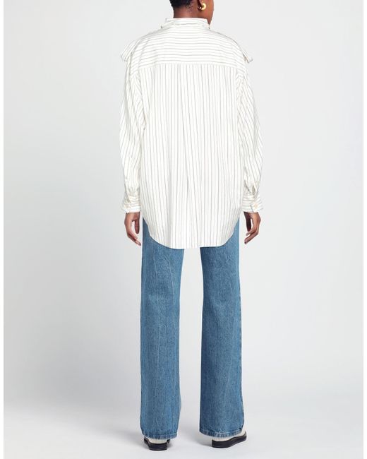 Isabel Marant White Patterned Shirts