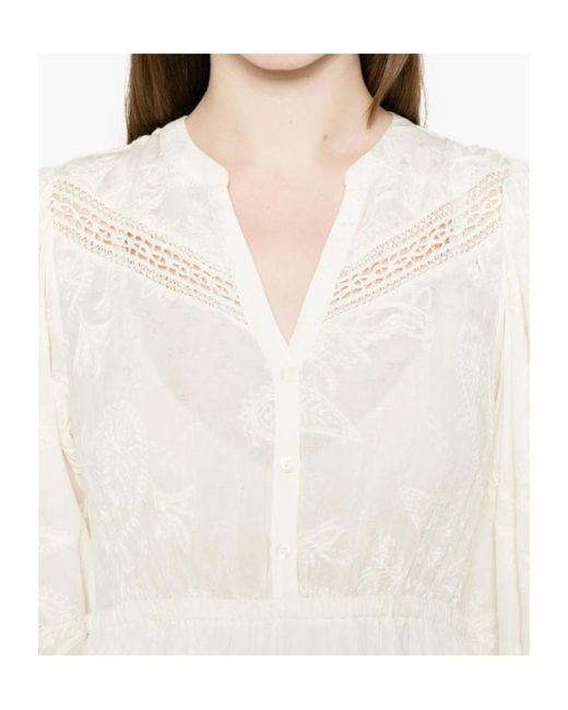 Ba&sh White Cutout Detail Dress