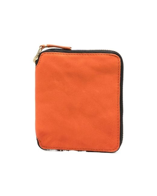Comme des Garçons Orange Zip Wallet for men