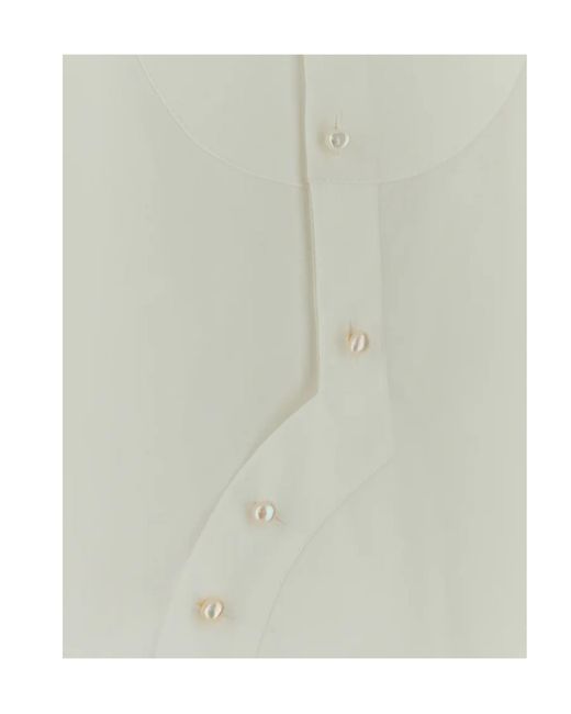 Carven White Oversized Long-Sleeved Shirt