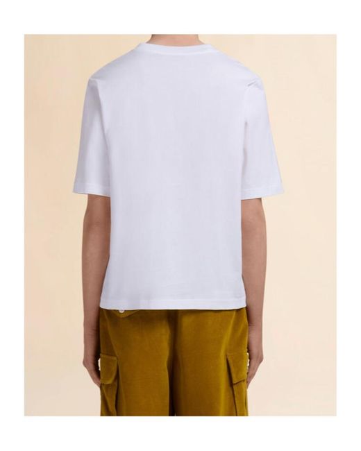 Marni White Monolith Printed T-Shirt for men