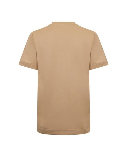 Moncler Natural T-Shirt for men