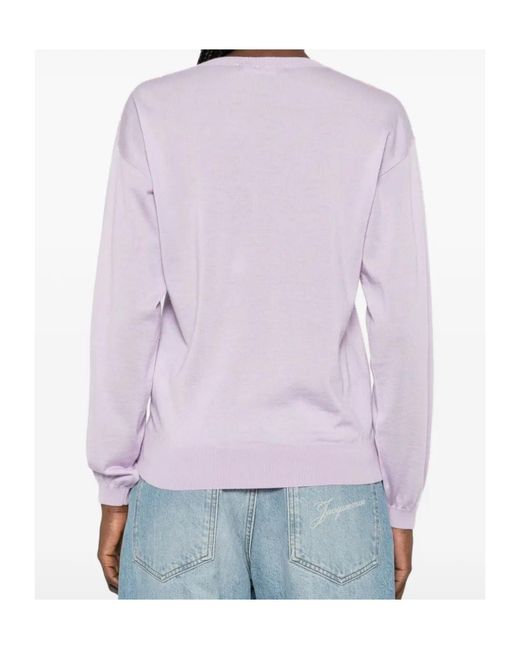 Fabiana Filippi Pink V-Neck Sweater