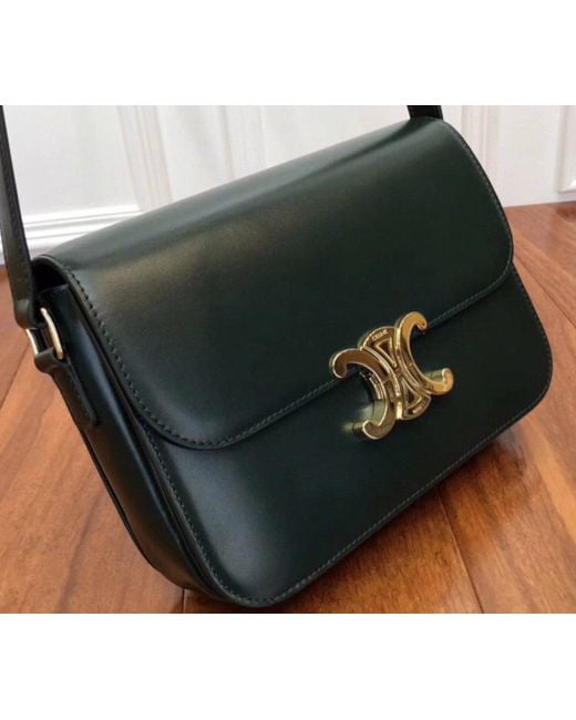 Céline Green Classique Triomphe Bag