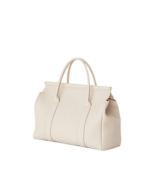Loro Piana Natural Double-Handle Handbag