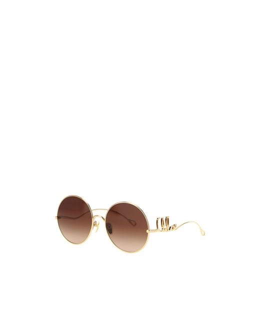 Chloé Multicolor Chloé Eyewear Round Frame Sunglasses