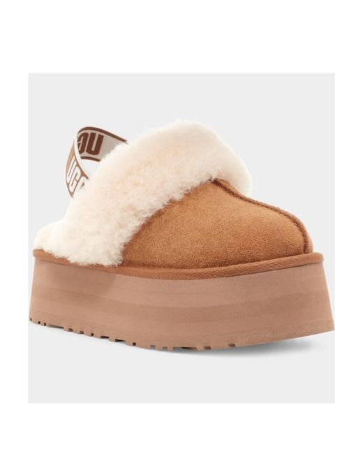 Ugg Brown Funkette Platform Mules