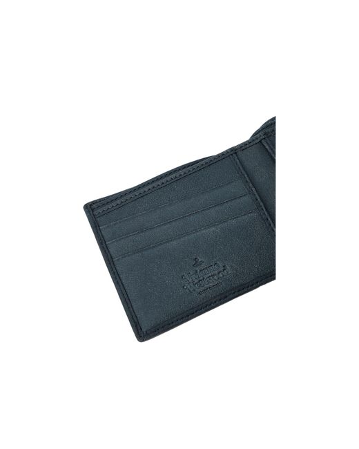 Vivienne Westwood Blue Logo Wallet for men