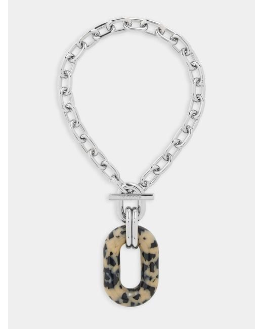 Rabanne White Rabanne Xl Link Necklace
