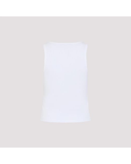Givenchy White Cotton Blend Top