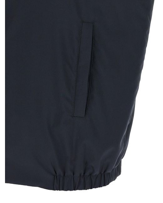 Kiton Blue Reversible Vest for men