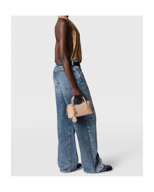 Stella McCartney Blue Two-Tone Wash Slouchy Straight Leg Jeans