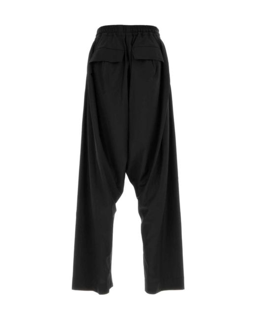 Vivienne Westwood Black Drawstring Balloon Trousers for men