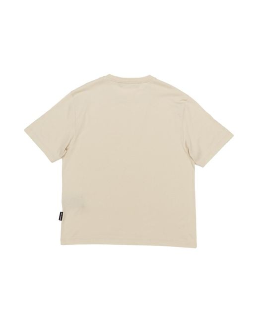 Palm Angels White Monogram Crewneck T-Shirt for men