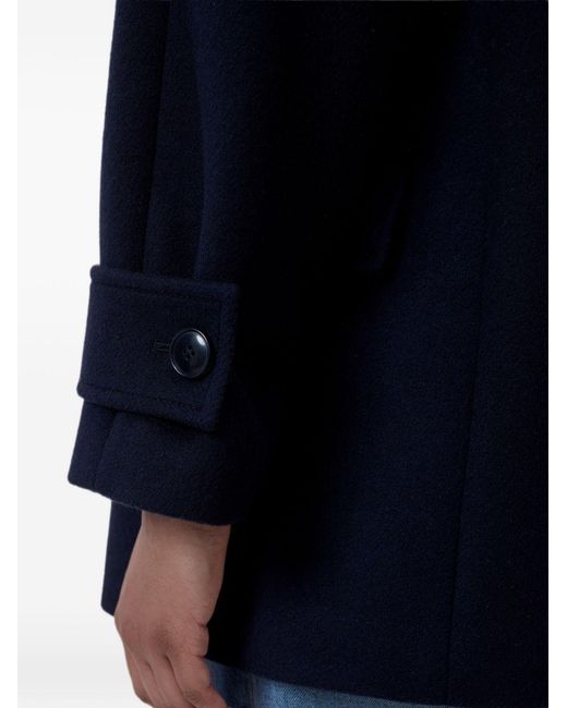 Closed Blue Caban Double-Breasted Jacket