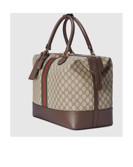 Gucci Brown Savoy Duffle Bag for men