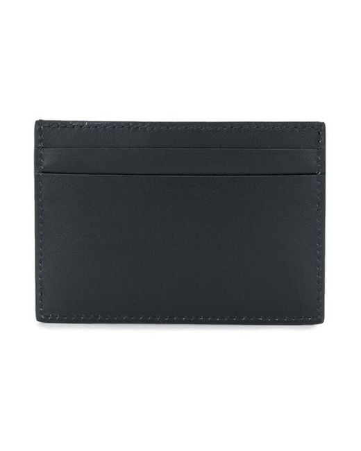 Moschino Black Logo Print Cardholder for men