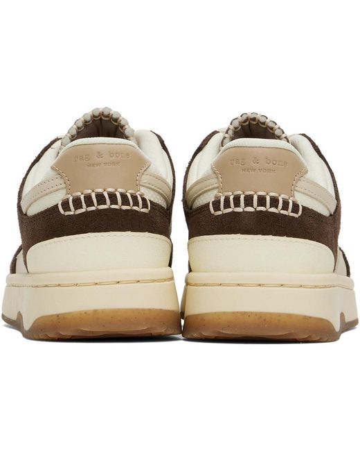 Rag & Bone Brown Round Toe Low-Top Casual Shoes