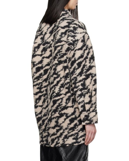 Isabel Marant Black Isabel Marant Étoile Harveli Button-Up Overshirt