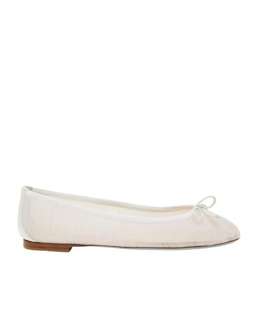 Aquazzura Natural Ballet Flats