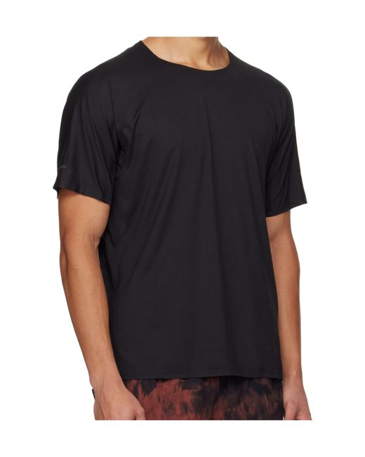 Y-3 Blue Running Short Sleeve T-Shirt for men