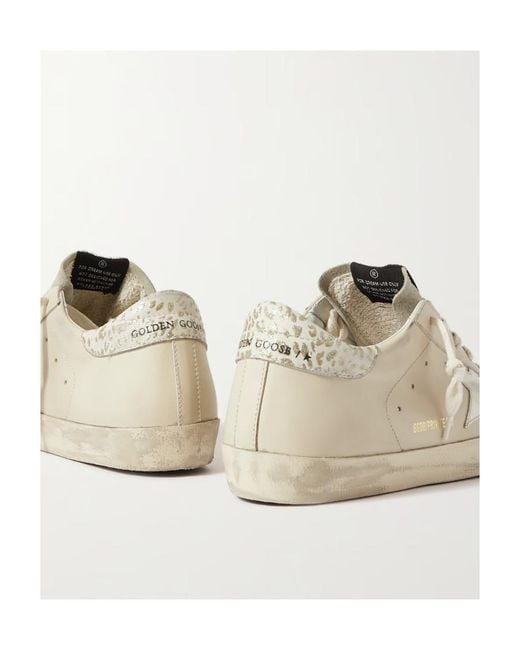 Golden Goose Deluxe Brand Natural The Metal Logo Imitates The Old Low-Top Casual Sneakers
