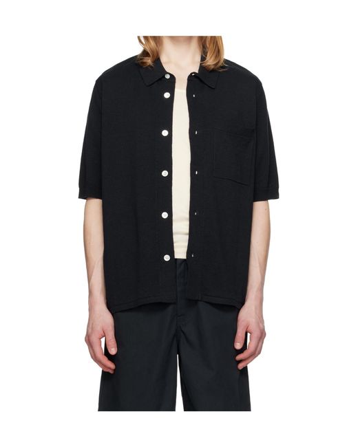 Norse Projects Black Button-Down Shirt for men