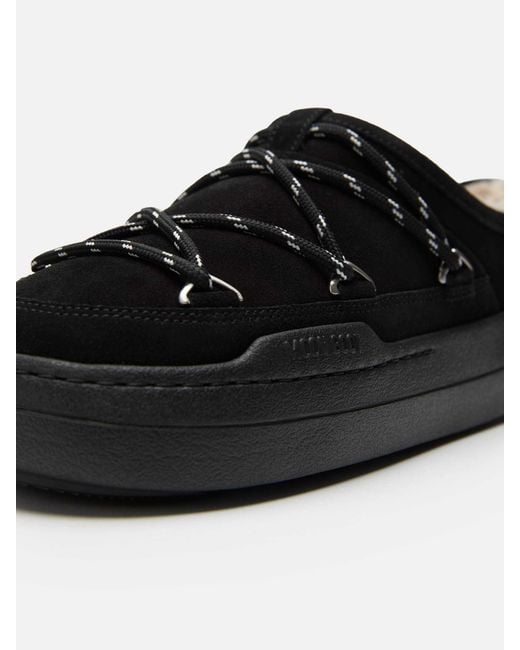 Moon Boot Black Park Slippers