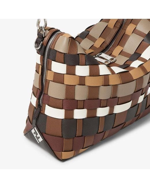 Fendi White Lui Large Tote Bag for men
