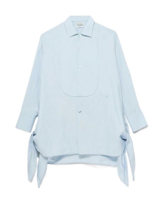 J.W. Anderson Blue Jw Anderson Knot Detail Shirt Dress